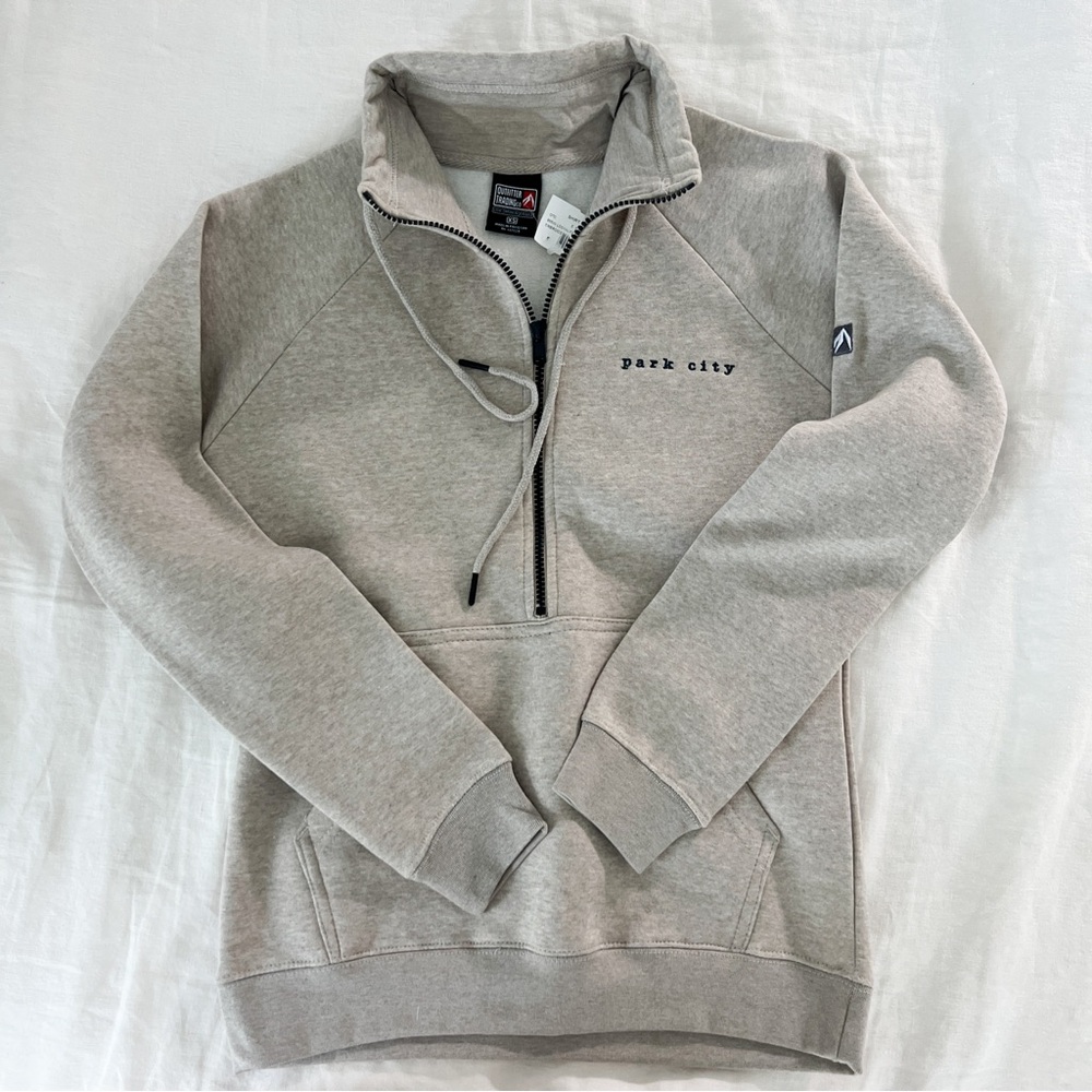 Park City Embroidered 1/4 Zip Sweatshirt